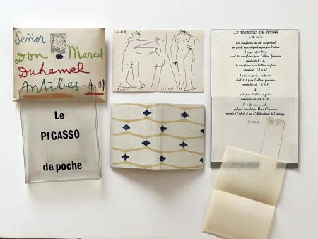 Libro Illustrato Picasso - LE PICASSO DE POCHE. 1 des 100 avec la pointe-sèche signée.