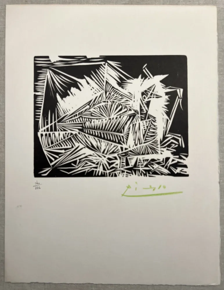 Libro Illustrato Picasso - LE PIGEONNEAU. Linogravure pour 