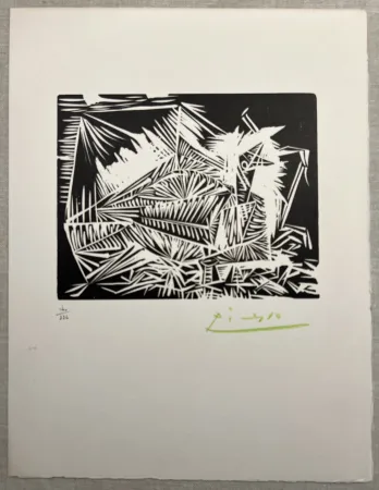 Libro Illustrato Picasso - LE PIGEONNEAU. Linogravure pour 
