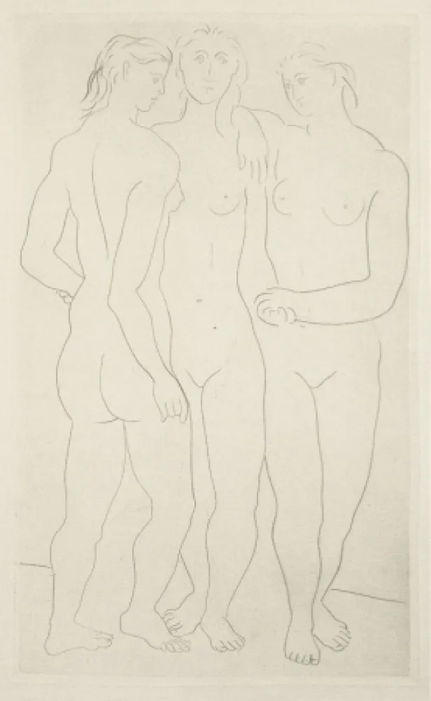 Acquaforte Picasso - Le Trois Graces II
