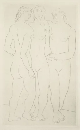 Acquaforte Picasso - Le Trois Graces II