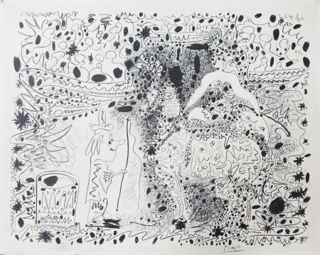 Litografia Picasso - L’Écuyère (The Horsewoman)