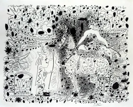 Litografia Picasso - L'Ecuyère (The Horsewoman)