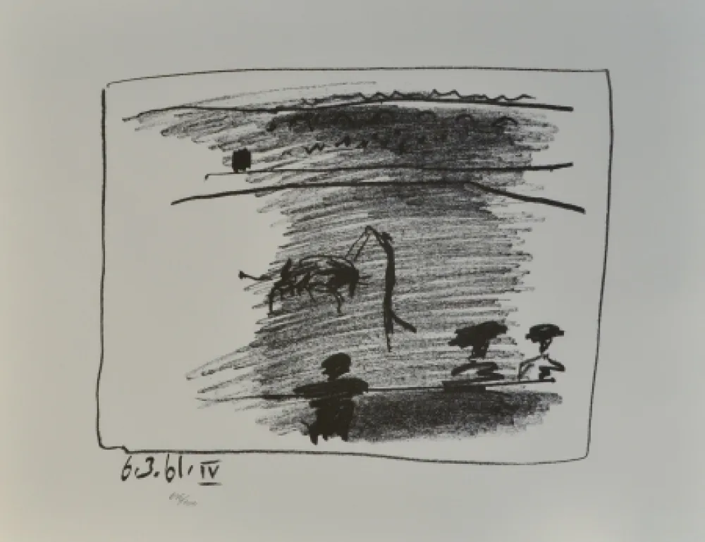 Litografia Picasso - Les Banderilles