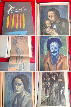 Pochoir Picasso - Les Bleus de Barcelone 1963