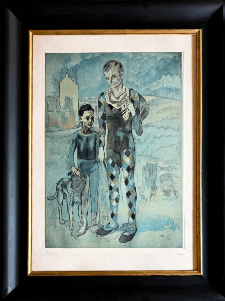 Incisione Picasso - Les Saltimbanques