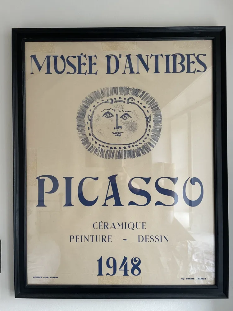 Litografia Picasso - Musee d'Antibes Ceramique, Peinture, Dessin 1948