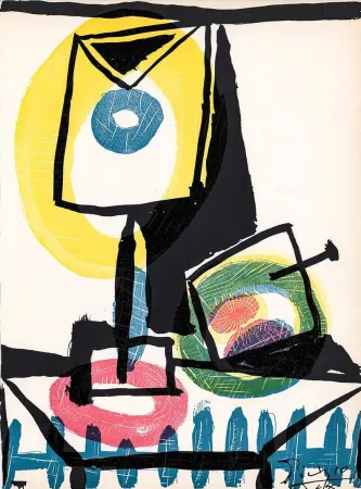 Punta Secca Picasso - Nature morte au verre et à la pomme (Still life with glass and apple)