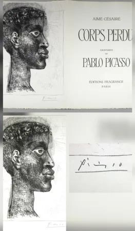 Incisione Picasso - Negre Negre Negre/ Corps Perdu 
