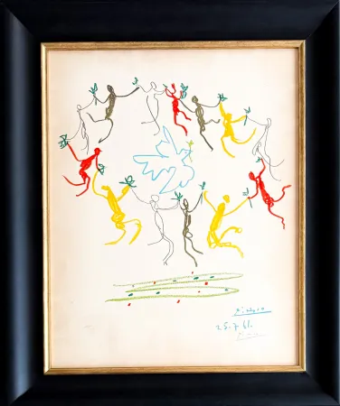 Litografia Picasso - Pablo Picasso (1881 - 1973) - La ronde de la jeunesse - Color lithograph on Arches paper - 1961