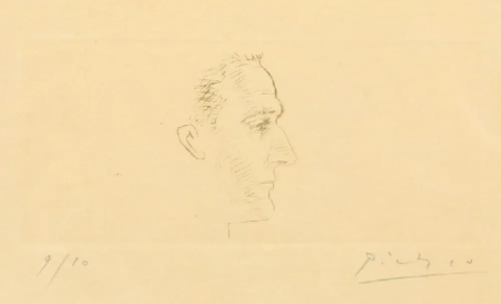 Punta Secca Picasso - Portrait de Marcel Boudin