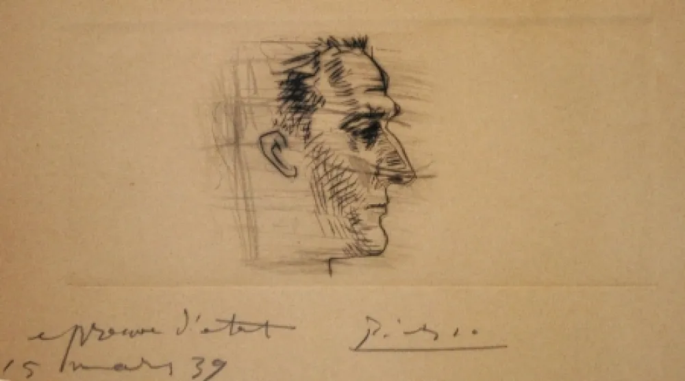 Punta Secca Picasso - Portrait de Marcel Boudin