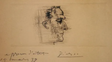 Punta Secca Picasso - Portrait de Marcel Boudin