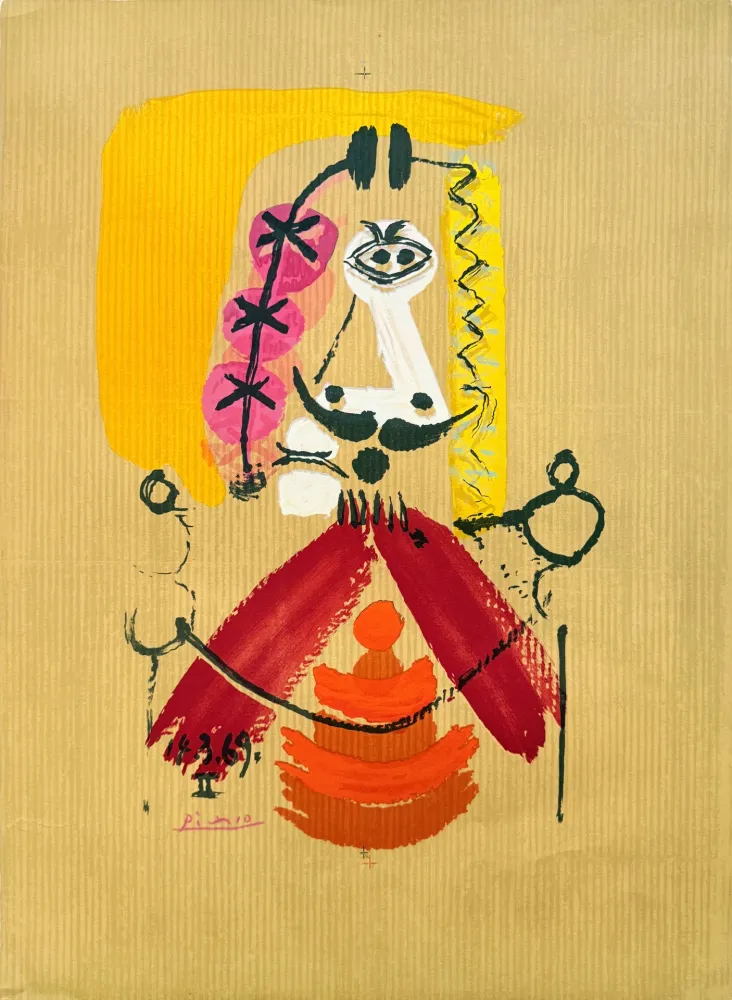 Litografia Picasso - Portraits Imaginaires