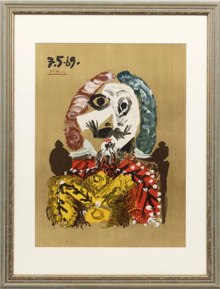 Litografia Picasso - Portraits Imaginaires 7.5.69