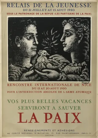 Litografia Picasso - Relais de la Jeunesse