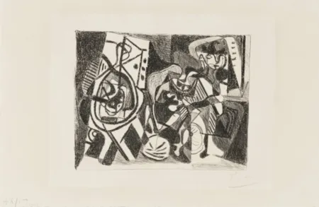 Litografia Picasso - Scène d'intérieur