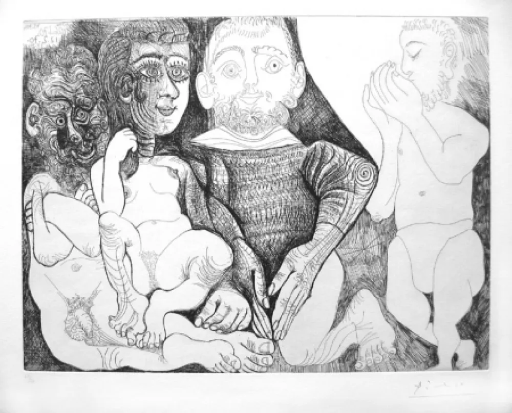 Acquaforte Picasso - Série 156