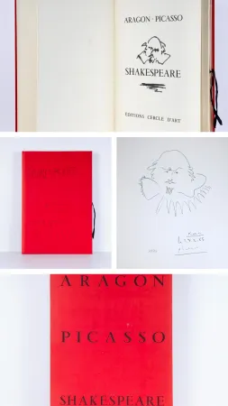 Litografia Picasso - Shakespeare- Aragon Signed