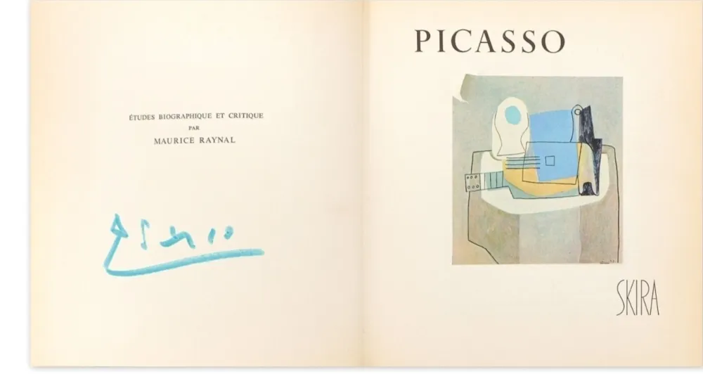 Libro Illustrato Picasso - Signed The Taste of Our Time by Skira Raynal 1953 FIRST EDITION in French