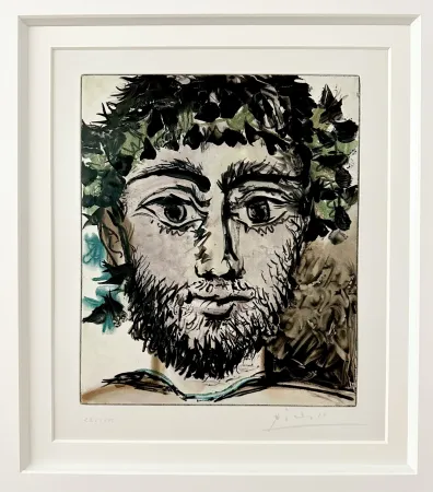 Acquaforte E Acquatinta Picasso - Tete de Faune