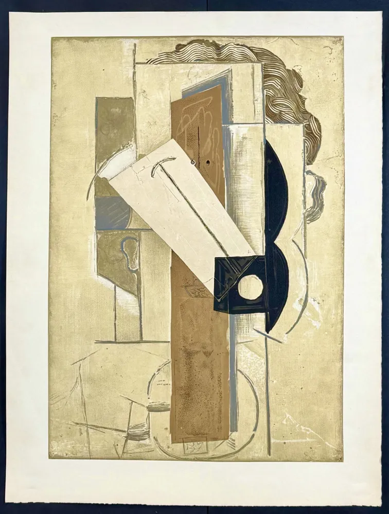 Litografia Picasso - Tete de Jeune Fille a La Colombe, 1966