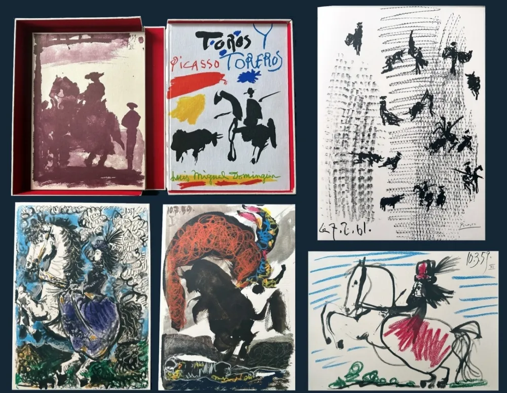 Litografia Picasso - Toros y Toreros – Deluxe Edition No. 69/150 Cercle d’Art, Paris, 1961