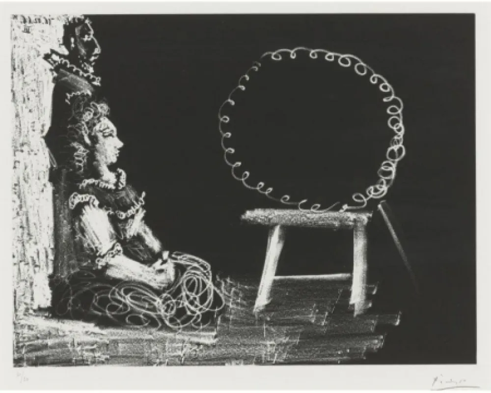 Acquatinta Picasso - Un couple d'amateurs