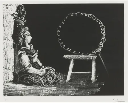 Acquatinta Picasso - Un couple d'amateurs