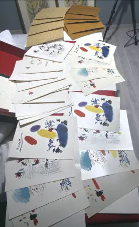 Libro Illustrato Picasso - Unique copy of Chant funèbre pour Ignacio sánchez mejías 