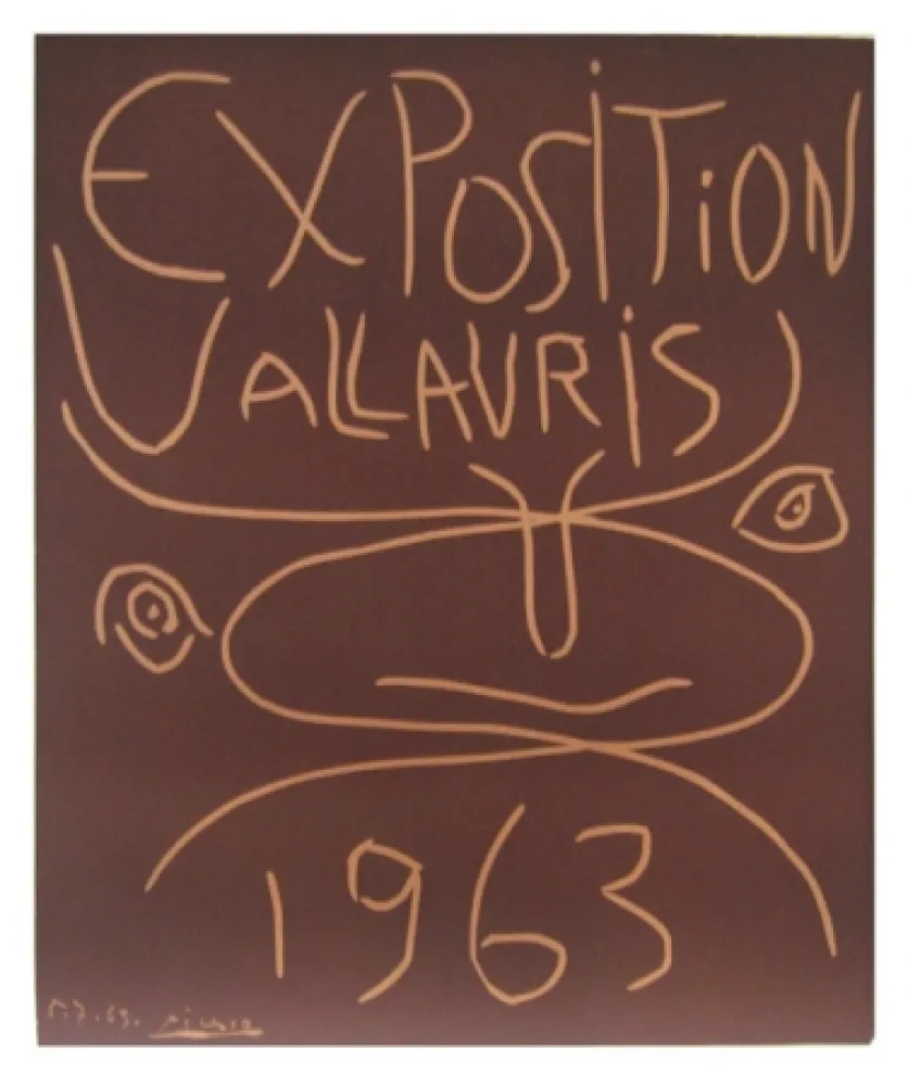 Linoincisione Picasso - Vallauris 63