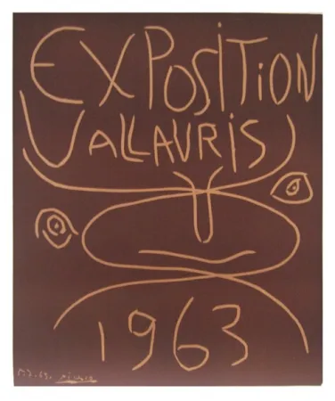 Linoincisione Picasso - Vallauris 63