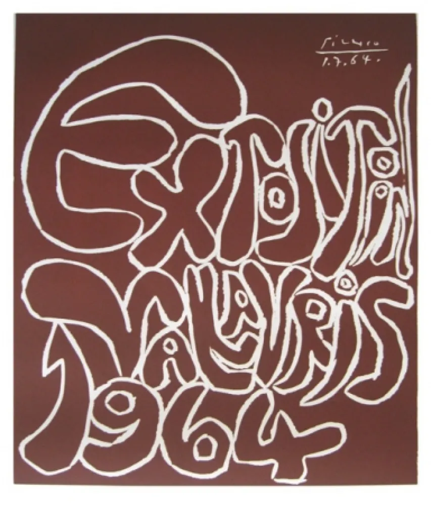 Linoincisione Picasso - Vallauris 64