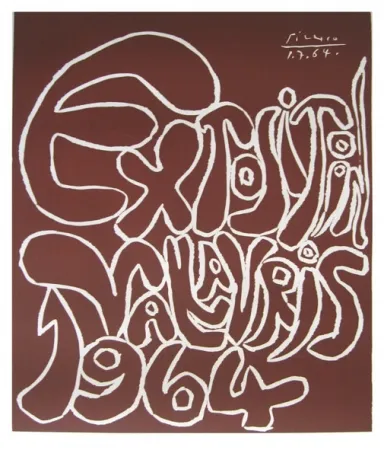 Linoincisione Picasso - Vallauris 64