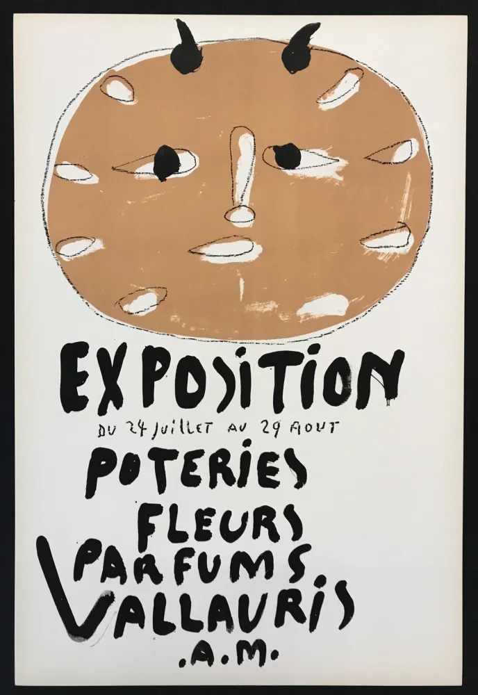 Litografia Picasso - Vallauris Exposition (Premiere)