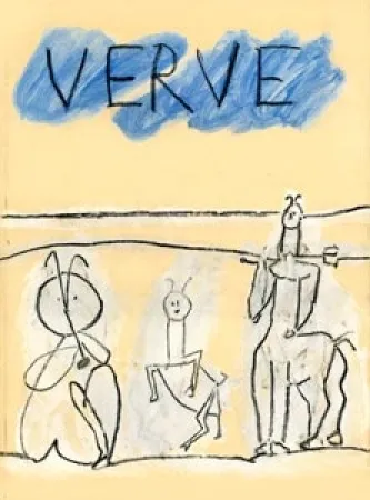 Libro Illustrato Picasso - VERVE Vol. V. n° 19 et 20. COULEUR DE PICASSO. Antipolis 1946. Peintures et dessins de Picasso. Texte de Picasso et de Sabartes (1948)