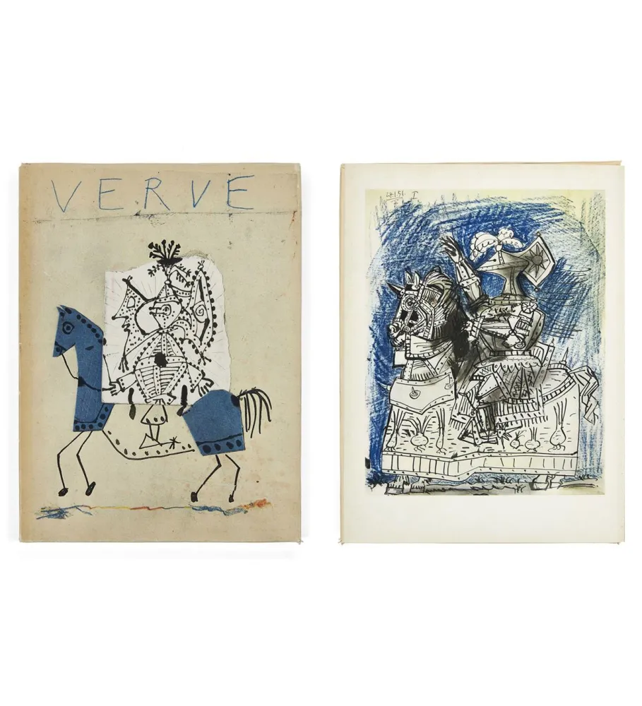 Libro Illustrato Picasso - VERVE. Vol. VII, n° 25-26. 