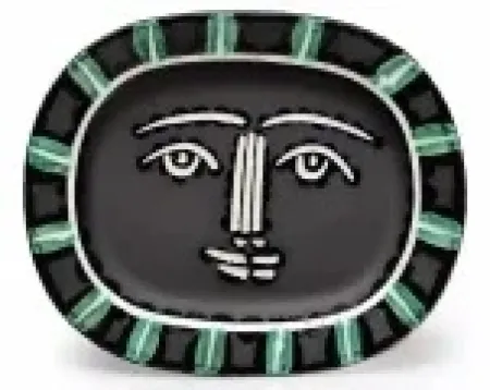 Ceramica Picasso - Visage Gris