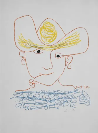 Litografia Picasso - Young Spanish Peasant