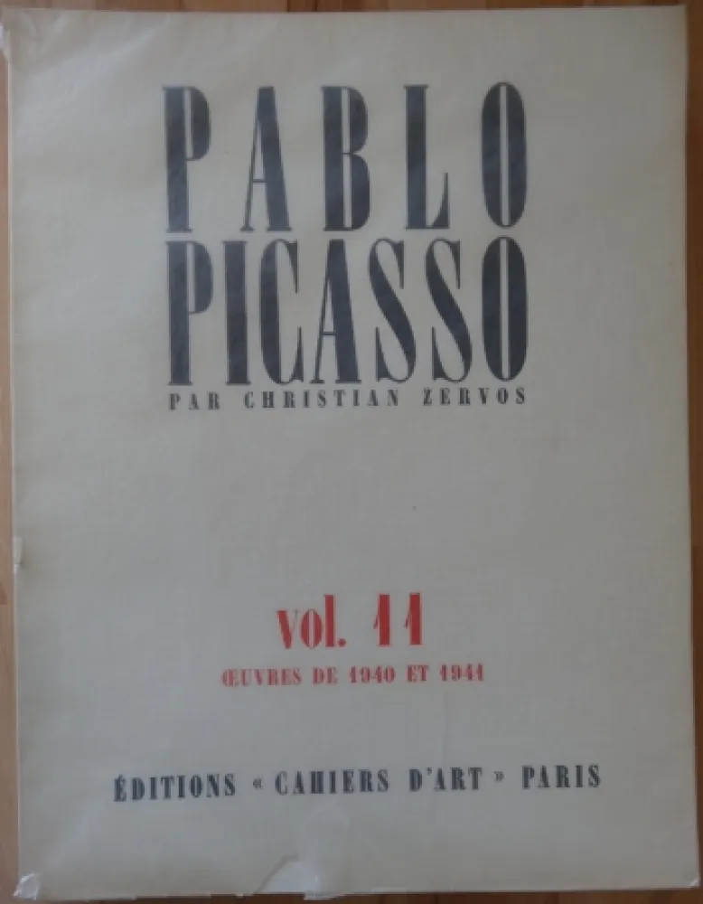 Libro Illustrato Picasso - Zervos Vol 11 (1940-1941)