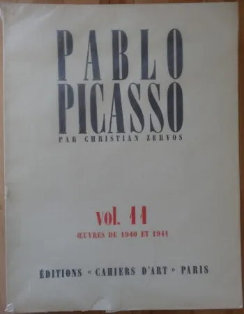 Libro Illustrato Picasso - Zervos Vol 11 (1940-1941)