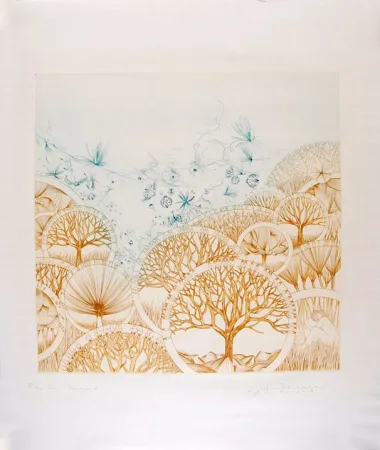 Incisione Pierron - Le Bosquet