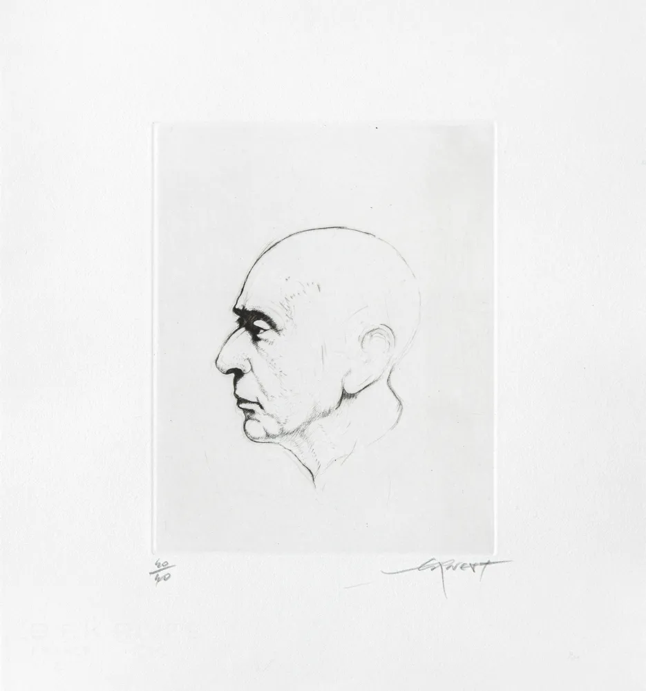 Incisione Pignon-Ernest - Arnold Schönberg