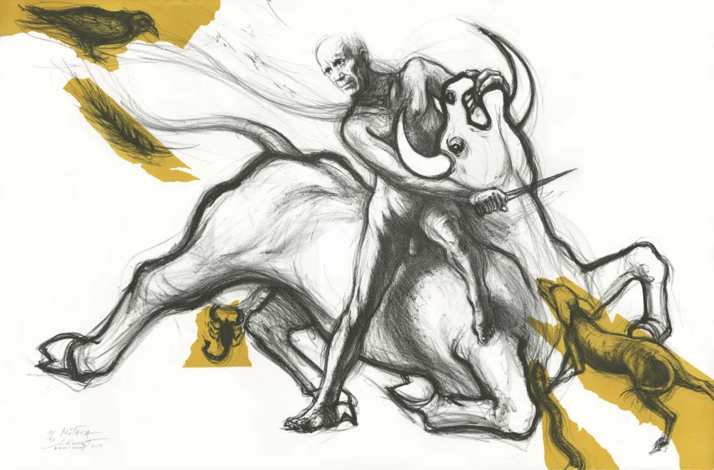 Litografia Pignon-Ernest - Mithra