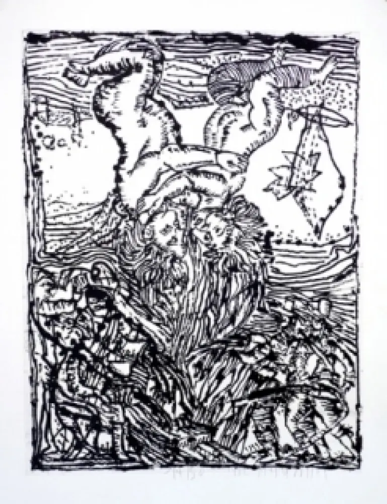 Acquatinta Pincemin - Sans titre