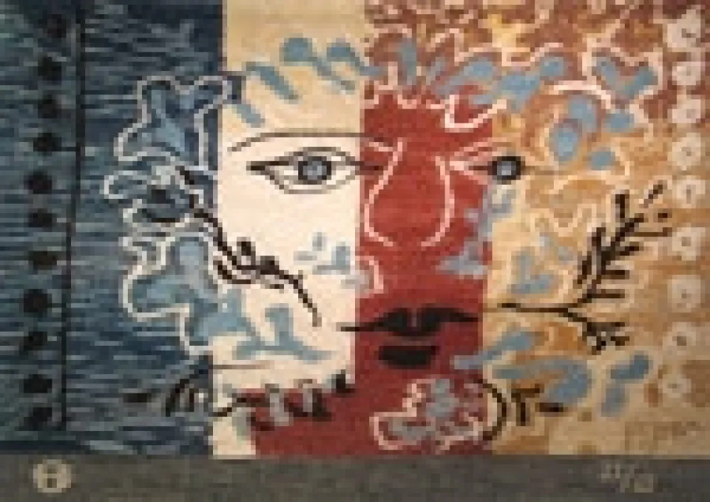 Serigrafia Piper - Foliate Head