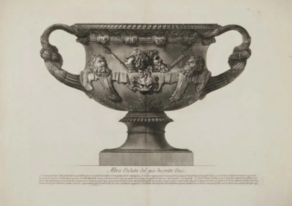 Incisione Piranesi - Vaso