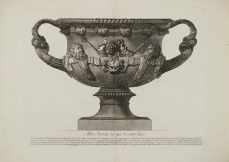 Incisione Piranesi - Vaso