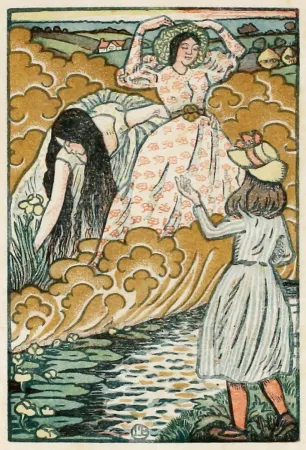 Incisione Su Legno Pissarro - In the field