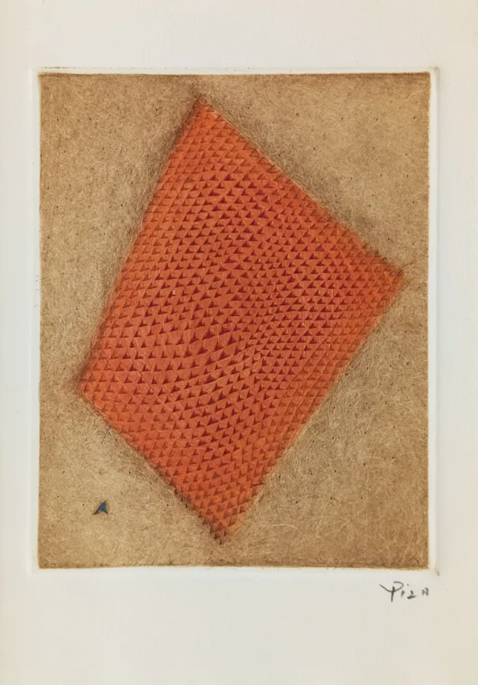 Incisione Piza - Carte de Voeux - Galerie Michel (Paris) 